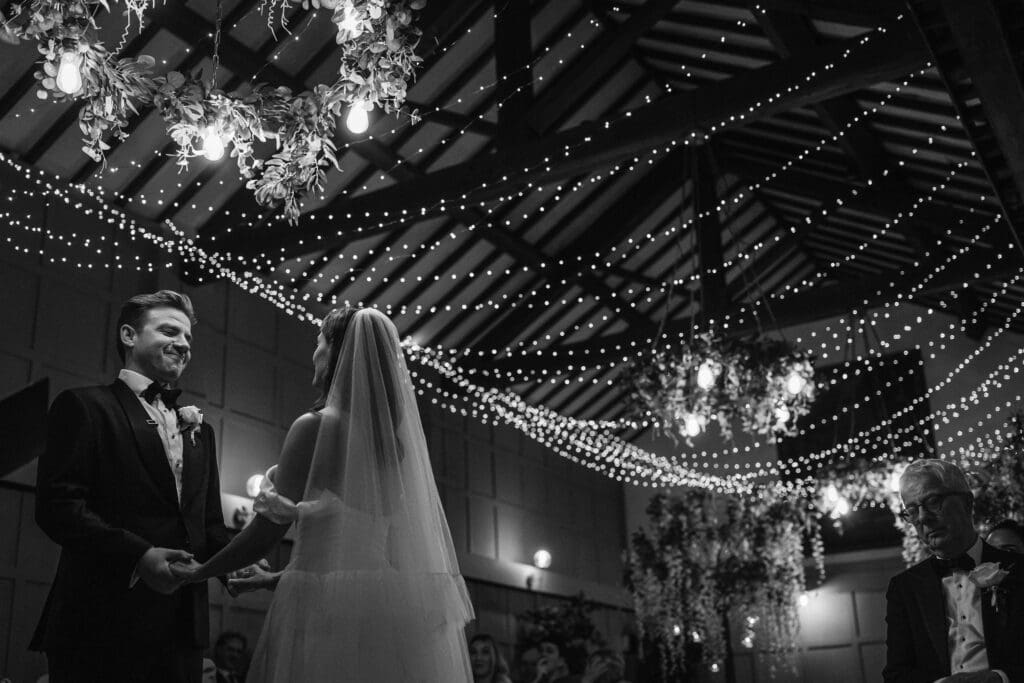 Bride and groom at wedding captured by Ben Lee Photography